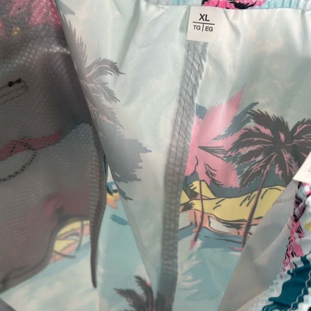 NWT Billabong Tropical Print Men's Swim Shorts XL